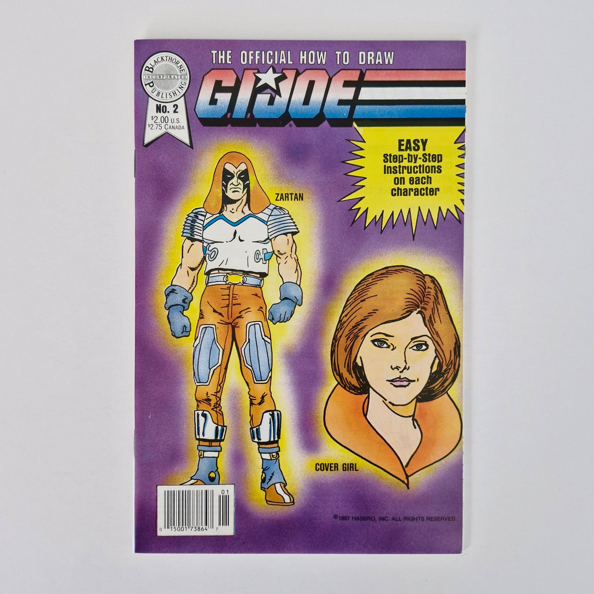 Offical How to Draw GI Joe #2 1988