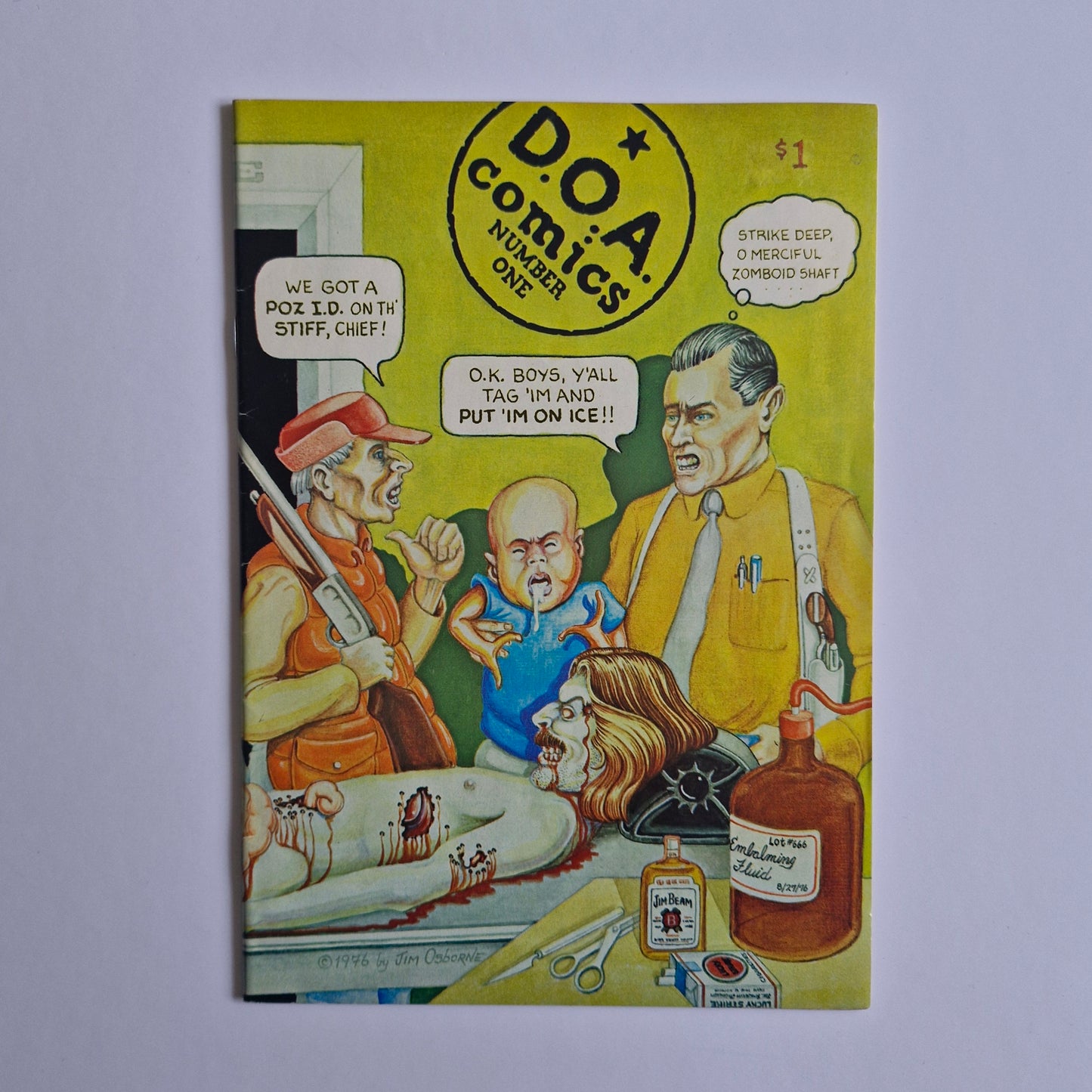 D.O.A Comics #1 1976 Jim Osborne