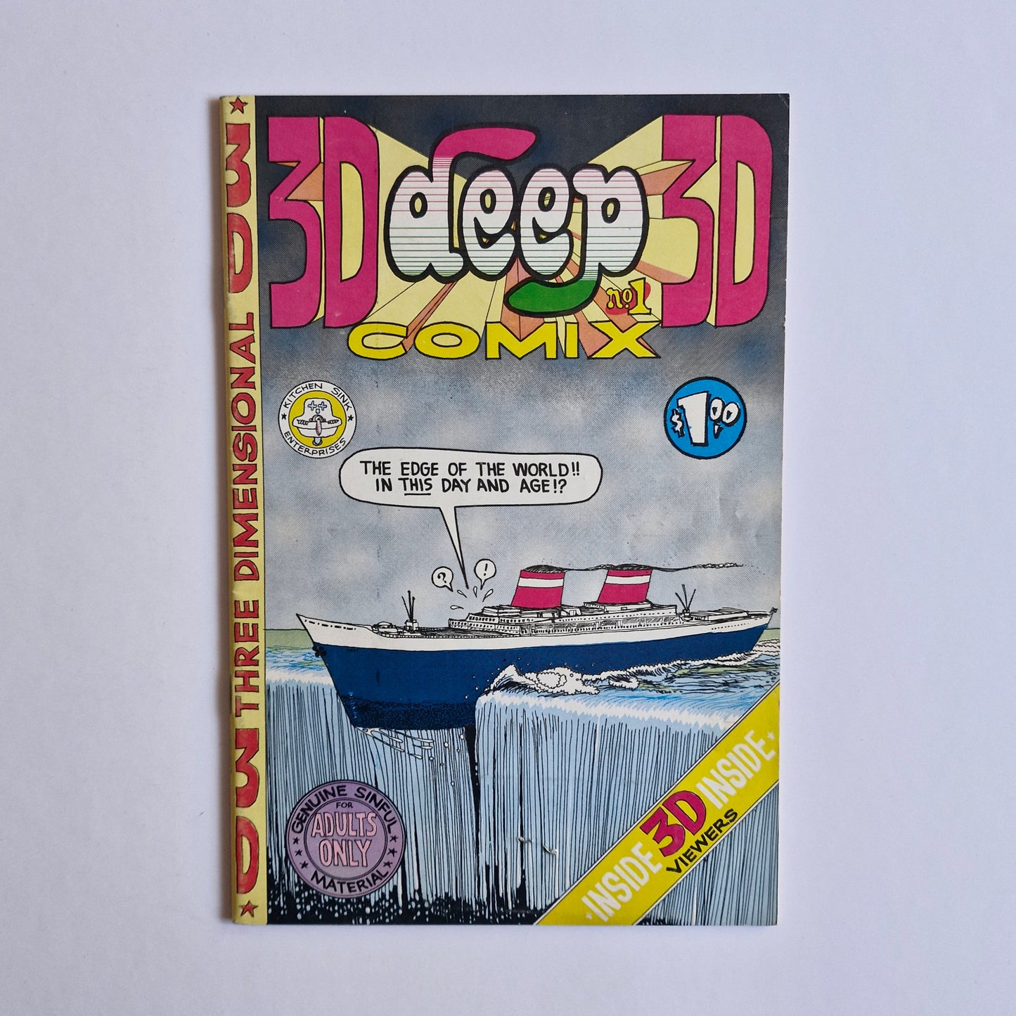 Deep 3-D Comix #1 1970 Don Glassford