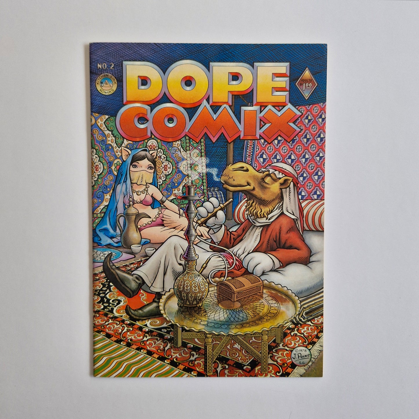 Dope Comix #2 1978 1st Printing