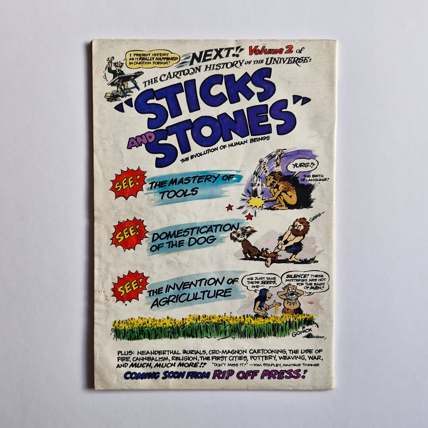 Cartoon History Of The Universe #1 1978 Larry Gonick