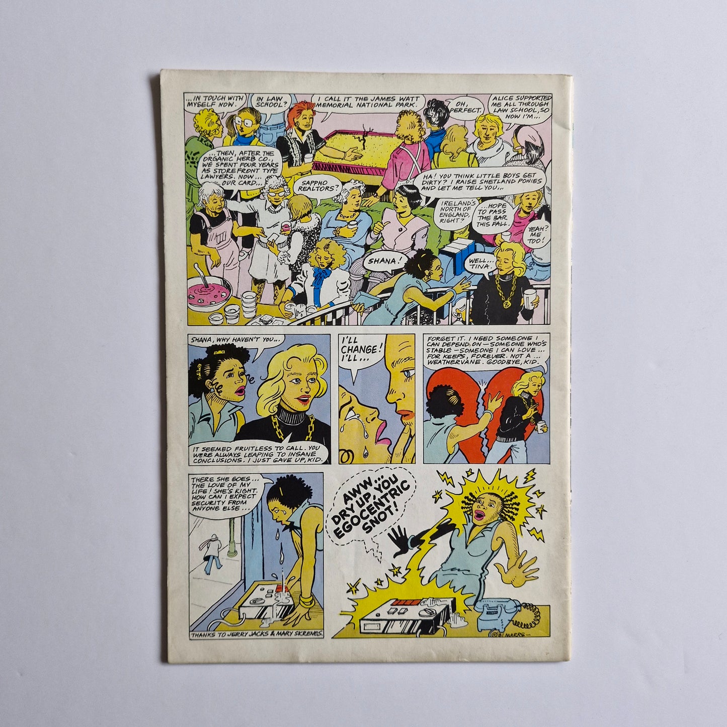 Gay Comix #2 1981 Lee Marrs