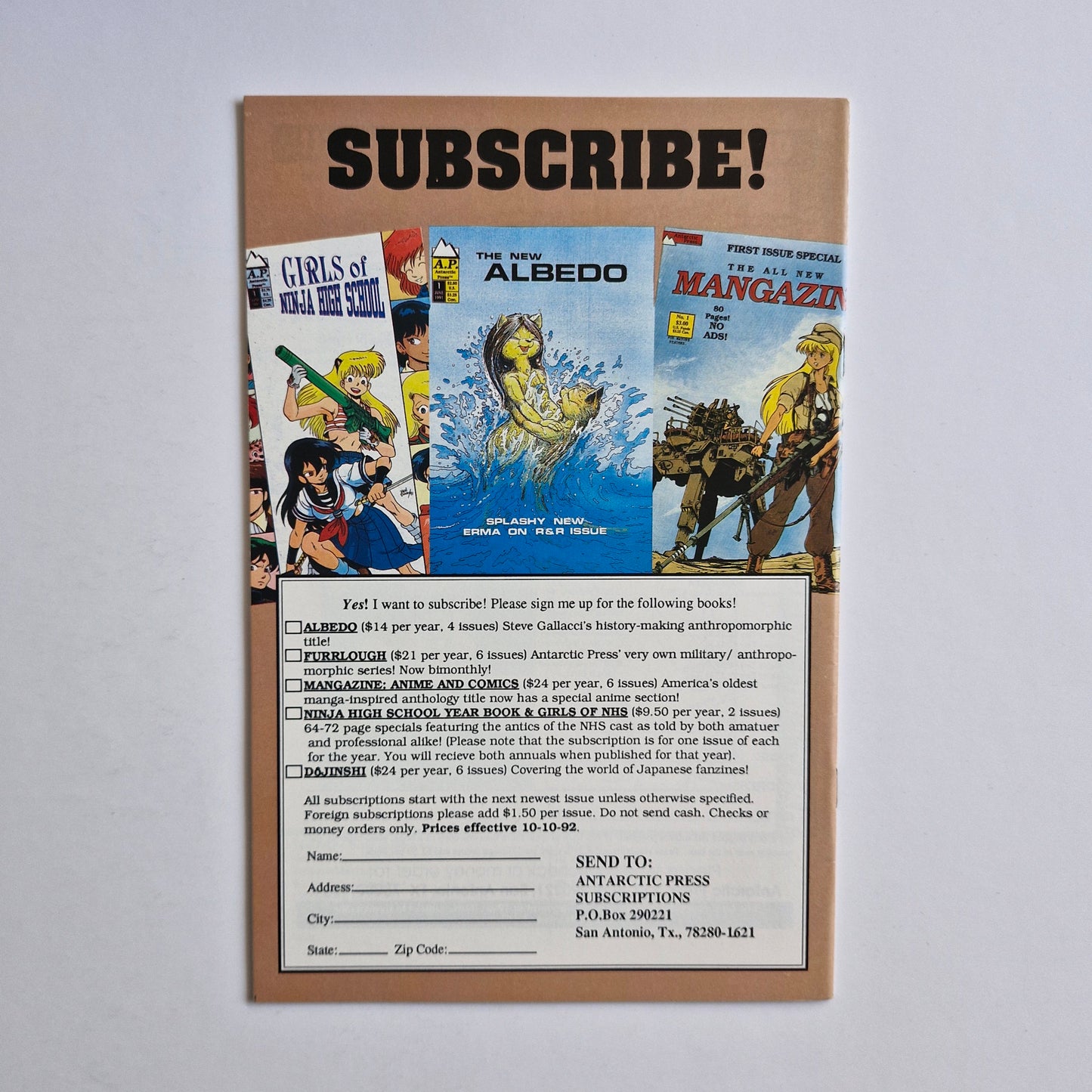Dojinshi #2 1992 The World of Japanese Fanzines