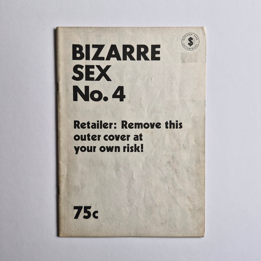 Bizarre Sex #4 1975 1st Printing