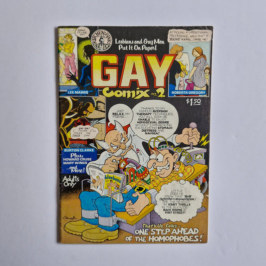 Gay Comix #2 1981 Lee Marrs